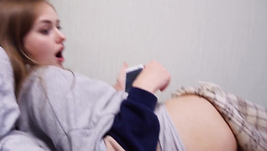 Blue Eyed Teen Begs Stepdad To Fuck Her Anal After Pussy   POV