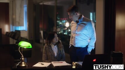 TUSHY Petite Lulu Gets Some Anal Discipline By Her Boss