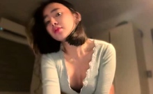Cute Asian Chick Hot Solo Masturbation