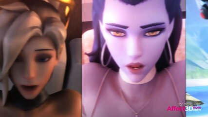 Overwatch Babes Enjoying Anal Sex In A 3d Animation Bundle By Xordel