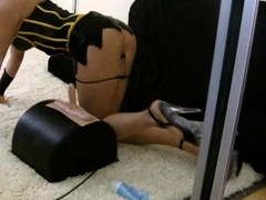 Glamour Babe With Big Boobs Masturbates In Lingerie