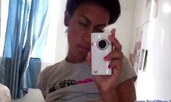 4K/makes Headway Bosomy Gf Gypsy Uses A Small Portable Video Camera She Detected To Film Herself Naked!