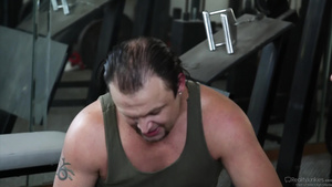 American Shemale Sodomizes Obese Guy