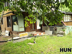 Gypsy Girl Sucks Cock For Cash Outdoors   Hunt 4K POV