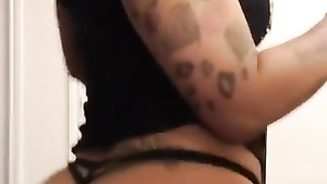 Inked Ebony Ghetto Slut On Phone Sex Chat