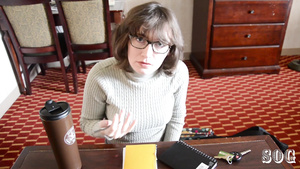 Busty Amateur Sucking On A Big Toy: Solo Blowjob