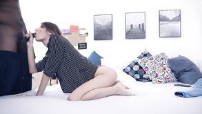 Gorgeous Cutie Interracial Mind Boggling Movie