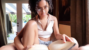 Latina Stepsis Begs To Teach Her Fuck   Amateur POV