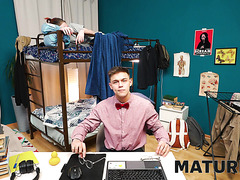 Chubby Mimi Had Fun With A Couple Of Young Dudes In Bed