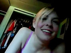 Gorgeous Blonde Teen Amateur Homemade Blowjob POV