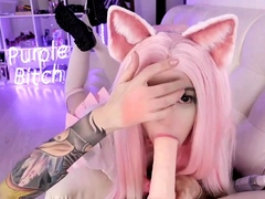 Blonde Piss Fetish Babe Fingers Her Vulva