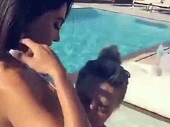 Busty Babe Playing With Her Big Boobs