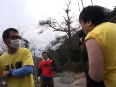 Asian Girl Blowjobs Outdoors POV