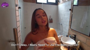 My Stepsister Caught Me Using My Sex Doll! She Was So Horny She Had To Join!   Abella Olsen