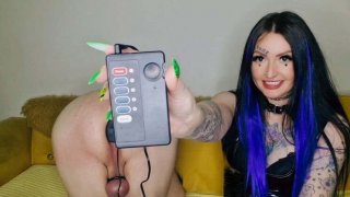 Dominatrix Nika Reviews New Electric Anal Plug For Bdsm Sex Slave   Electro Shock Fun