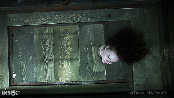 Locked In Wooden Stocks Submissive Hoe Claire Adams Is Pleased Rough