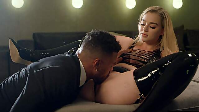 Two Hot Babes Blake Blossom And Troy Francisco Enjoy A Big Black Cock