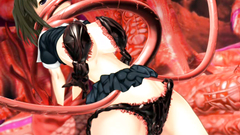 Many 3D Evil Tentacles Penetrate Deeply In Virgin Sweet Pussy