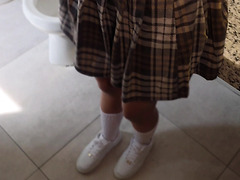 Hot Latina Chick With Big Tits And Ass Wearing Schoolgirl Uniform Indulges In A Passionate Banging