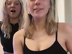 2 Blonde Girls Burping Fun