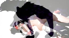 Kinky Wolf Fucks Red Hat As Hard As He Can With His Big Dick