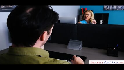 Hot MILF Cherie De Ville Can't Help But Fuck Her Coworker When She Hears His Story About Him Fucking The CEOs Wife