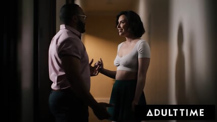 ADULT TIME Hotwife Casey Calvert's Horny In Laws AIRTIGHT GANGBANG BUKKAKE Her With Husband's Help