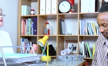 Chubby Blonde Granny Nurse Examines BBC Patient