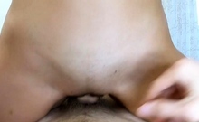 Big Titted Blonde College Girl Rides Cock To Orgasm