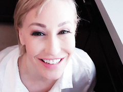 Hot Blonde Milf With Short Hair Gives Me A Deep Sloppy Blowjob