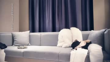 Slim Chinese Car Model Doing Escort