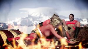 Angel Dark, Carly Parker, Natalli DiAngelo And Michelle