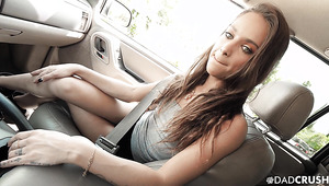 Attractive Babe Uma Jolie Does Her Best As She Sucks Strong Cock In The Car