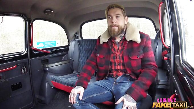 Female Taxi Driver Sucks Dick