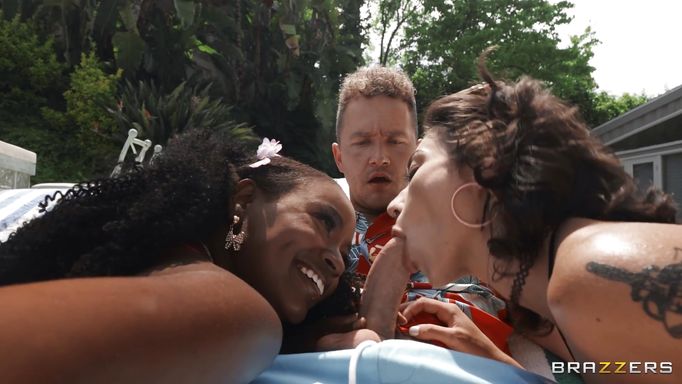 Erotic Babes Raid Van Wylde's Juicy Boner