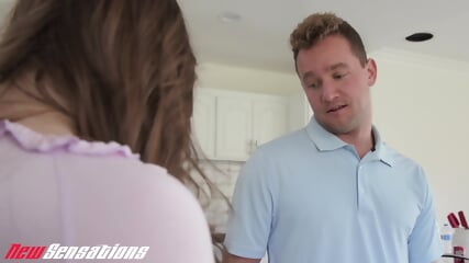 Big Tit Babysitter Penelope's Secret Move