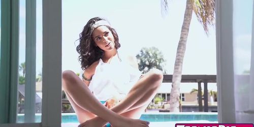 Brunette Teen Vienna Black Fucked By This Massive Dick