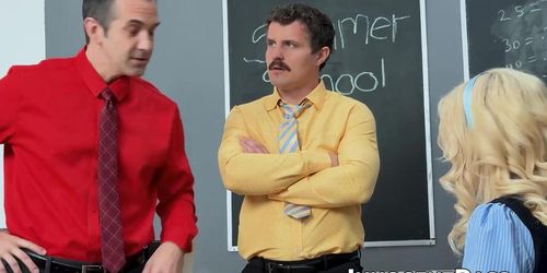 Bratty Teen Lexi Lore Double Penetrated And Spit Roasted