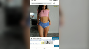 European Slut With A Tanned Body Dancing For The Camera