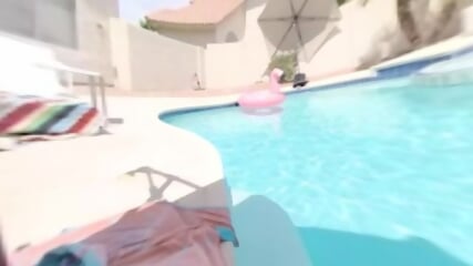 Candice Dare Gets Fucked By The Pool By YOU!!