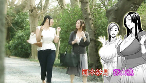 Two Busty Japanese Milf With Hot Curvy Bodies Have Intense Group Sex With Three Kinky Guys