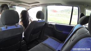 European Whore Rammed Hard In The Car