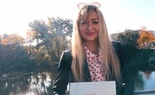 Real German Blind Date On Street With German Skinny Mil