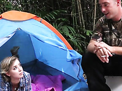 The Stepfamily Camping Ended With A Group Fuck