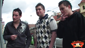 Teenie Serves Three Guys Silvie Deluxe