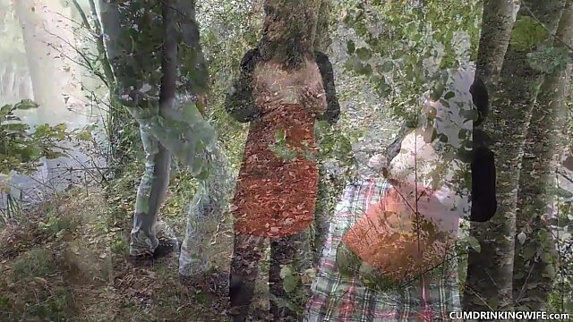 Random Gangbang Ends In Messy Creampie For Horny MILF