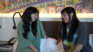 GF CHEATS On Me With My Step Sis On Vacation…fuck It I'll Join   Effy Cutie X Cami Strella