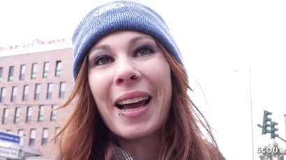 GERMAN SCOUT   ROUGH ANAL SEX FOR SKINNY GINGER TEEN LANA AT PICKUP CASTING IN BERLIN   Rough Sex