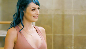 German Blue Haired Babe Jewelz Blu Works On Dick During Massage