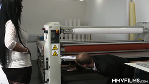 Strict Tall Supervisor Vivian Skylight Gets Her MILFie Cunt Fucked Well